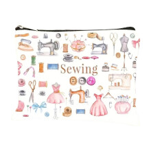 Trousse de maquillage imprimée élégante, sac de transport pour-B