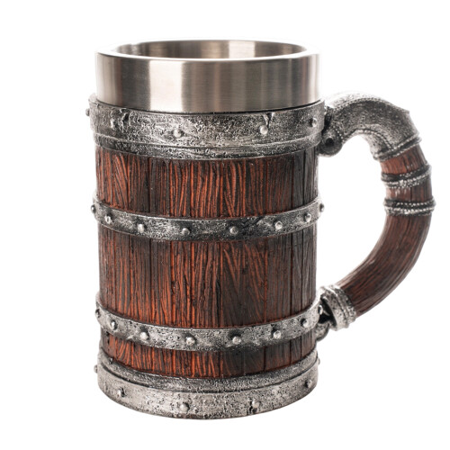 Oversized Themed Beer Tankard Heat Resistant Resin Construction