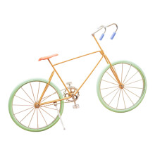 Bicycles Decors Ironwork Bicycles Figurine Bike Art-green tire
