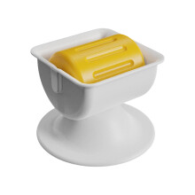 Plat de nourriture pour animaux de compagnie, Design Ă -Blanc