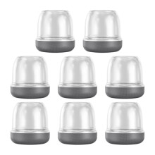 8pcs Chair Leg Cover Silents Gliding And Grip For Indoor-L
