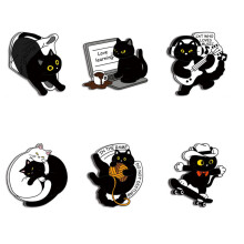 6Pcs Cats Refrigerator Magnets Fridge Magnets-TYCT052A