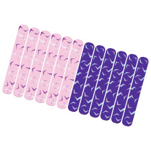 12 Stück bunte Slap-Armbänder, lustige PVC-Armbänder für Kinder