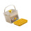 Handheld Ice Cubes Maker With Press Button Handheld-Yellow 1 1