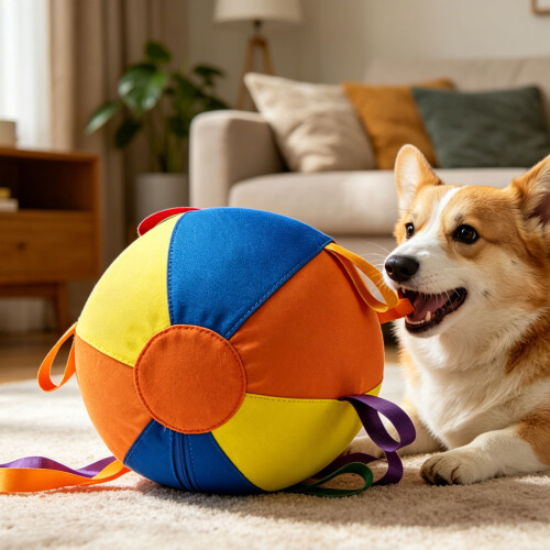 Extra großer, kausicherer Hundeball, aufblasbarer-M 2