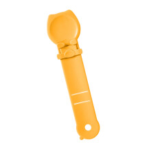 Cats Treat Dispenser Snacks Spoon Silicones Cats Food-Yellow