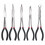 Extra Long Nose Pliers O-Shape Bent Tip 11 Inch 1