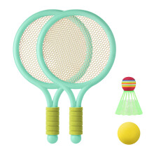 Set rachete badminton pentru copii – 2 rachete + tenis și