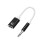 Adaptérový kabel audio 3,5 mm samec-samice 1