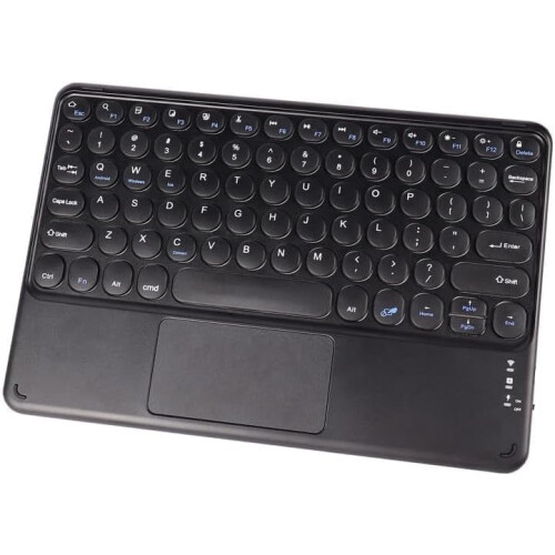 Teclado Bluetooth portátil con panel táctil, recargable, 1