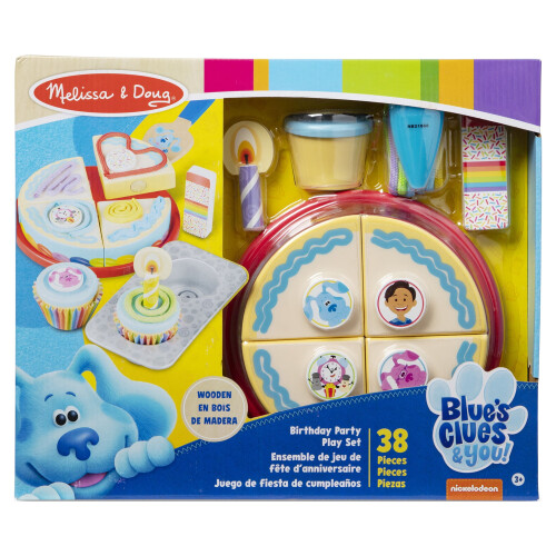 Ξύλινο σετ παιχνιδιού γενεθλίων Blue's Clues, 38 τεμαχίων 2