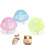 Hamsterbadehus plastik flyvende tallerken 10,3x9,3 cm 1