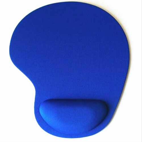 Mousepad de conforto com suporte para pulso, grosso e macio (1 unidade)