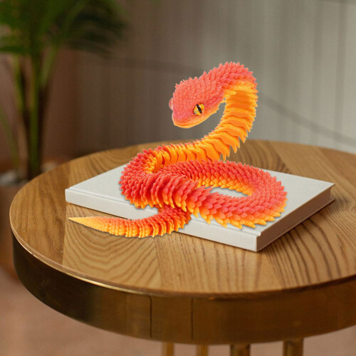 Serpent articulé imprimé en 3D (2 ou 1 pièce) 1