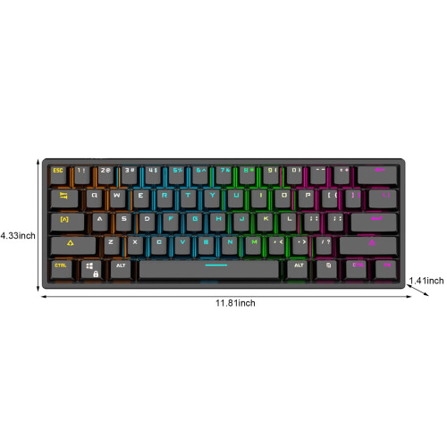Mechanical Gaming Keyboard Wired Backlit 2