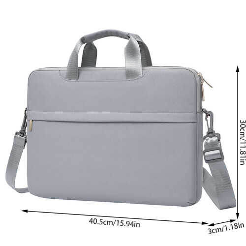 Bolsa mensageiro impermeável para laptop de 16 polegadas 2