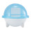 Hamsterbadehus plastik flyvende tallerken 10,3x9,3 cm 2