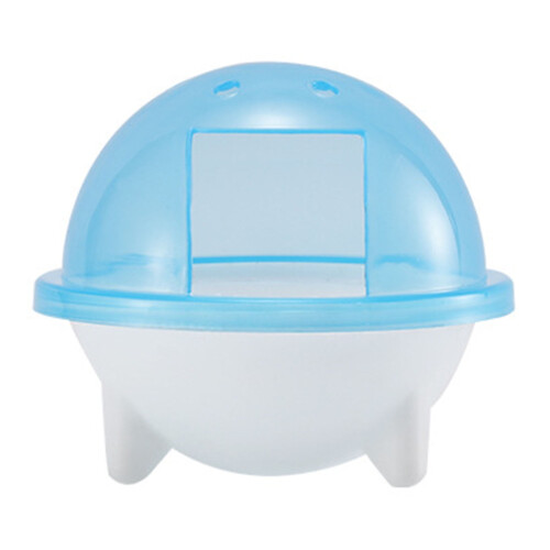 Hamsterbadehus plastik flyvende tallerken 10,3x9,3 cm 1