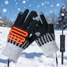 Rechargeable Heated Gloves USB-C Adjustable Warmth