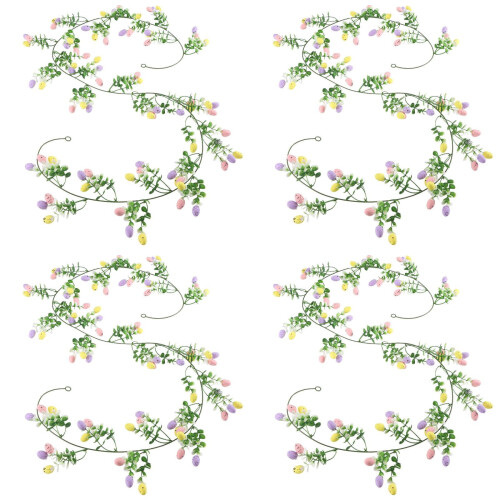 Spring Easter Garland with Eggs & Berries, 4 pcs