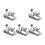 5-Pack Iron Drill Belt Clips for Cordless Tools 2