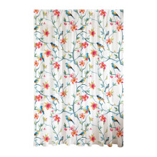 Tissu transparent d'intimité d'écharpe de-Fleurs 3 132x213cm