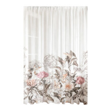 Stylish Foliages Print Privacy Window Panel-Flowers 8 132x213cm