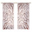 3D Print Leaf Pattern Window Curtain Privacy-Flower 6 130x160cm 1