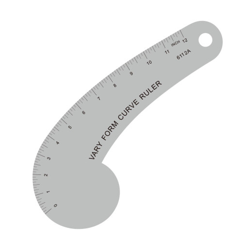 Multipurpose Metal Tailoring Ruler For Sewing Enthusiasts-6112A