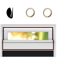100 procent Black Out Window Cover Blackouts Shades Magnetische