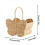 Practical Wicker Organizers Bin With Carrying Handle For 3