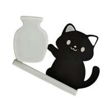 Strong Magnetic Fridge Sticker Refrigerator-little black cat