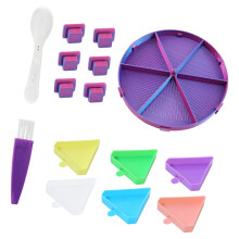 Polylactic Acid Beads Painting Sifting Tray Set Efficient-Plum