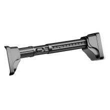 Simple Install pliable Clothes Hanging Bar Durable Carbon-Black