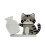 Magnetic Refrigerator Magnet Fridge Sticker Fridge-cheese cat 1