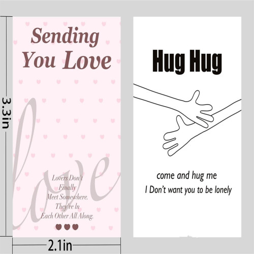 Valentine's Day Pocket Card Set 6 pcs 2