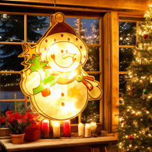 AuroraX LED Mini Christmas Lights Warm White with Suction
