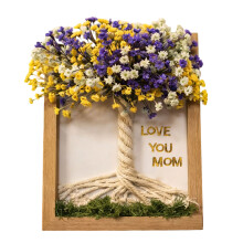 Kreativer DIY-Blumenrahmen für-G
