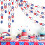 600 Sheets Independence Day Party Paper Chain Hanging 2
