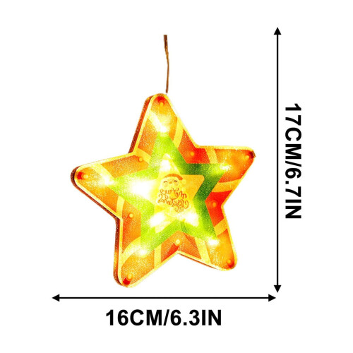 AuroraX LED Mini Christmas Lights Warm White with Suction 2