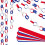 600 Sheets Independence Day Party Paper Chain Hanging 1