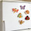6Pcs Creative Butterfly Flyings Shape Fridge Magnets Miniature 2