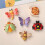 6Pcs Creative Butterfly Flyings Shape Fridge Magnets Miniature 6