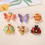 6Pcs Creative Butterfly Flyings Shape Fridge Magnets Miniature 7