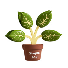 Aimants de réfrigérateur à plantes avec Clip de scellage de-Vert