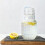 Set mit 2 eleganten Trinkbechern aus Glas mit großem-Begonie 7