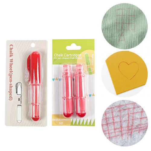 Fine Tip Chalk Pen Ideal for Professional Quilting and-Yellow 2