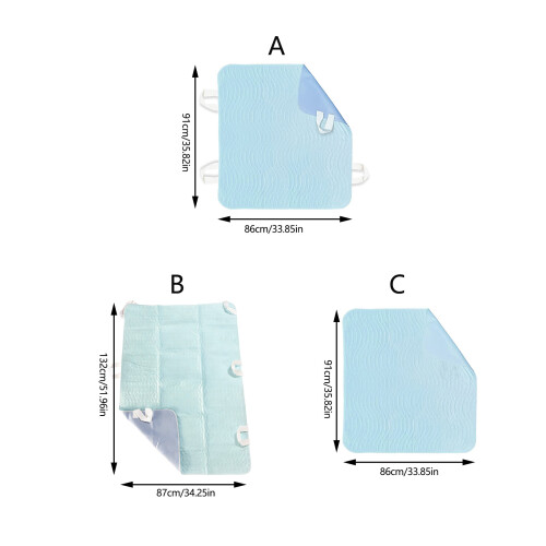 Alèse réutilisable de coussin de lit- 132 6 accoudoirs 1