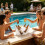 Baignoire de refroidissement avec seau à glace transparent de 2