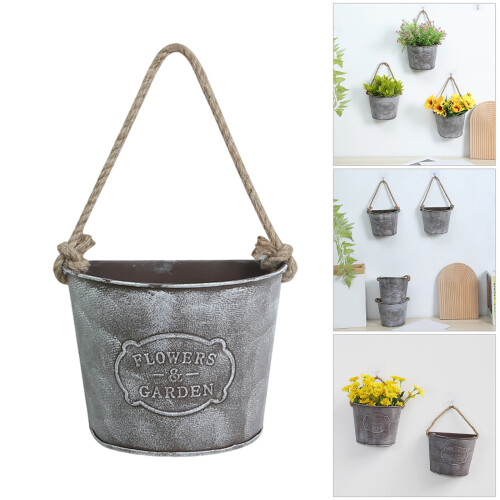 Unique Retro Styles Wall Planter Container Suitable For Both 1